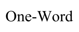 ONE-WORD trademark