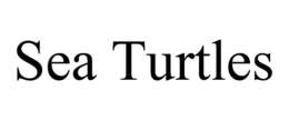 SEA TURTLES trademark