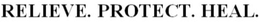 RELIEVE. PROTECT. HEAL. trademark