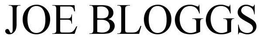 JOE BLOGGS trademark