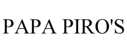 PAPA PIRO'S trademark