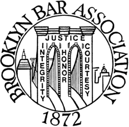BROOKLYN BAR ASSOCIATION 1872 JUSTICE INTEGRITY HONOR COURTESY trademark