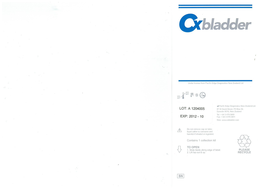 CXBLADDER trademark