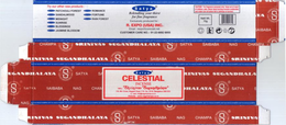 SATYA NAG CHAMPA TRY OUR OTHER NEW PRODUCTS: SATYA PATCHOULI FOREST SANDALWOOD MIDNIGHT SUNRISE BLESSINGS JASMINE BLOSSOM ROMANCE FORTUNE RAIN FOREST SATYA REKINDLING YOUR THIRST FOR FINE FRAGRANCE S SSS SHRINIVAS SUGANDHALAYA SATYA SAIBABA NAG CHAMPA SRINIVAS SUGANDHALAYA SATYA CELESTIAL SHRINIVAS SUGANDHALAYA trademark