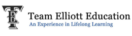 TE TEAM ELLIOTT EDUCATION AN EXPERIENCEIN LIFELONG LEARNING trademark
