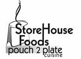 STOREHOUSE FOODS POUCH 2 PLATE CUISINE trademark