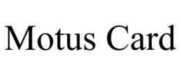 MOTUS CARD trademark
