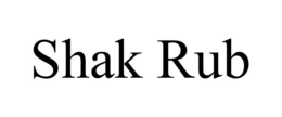 SHAK RUB trademark