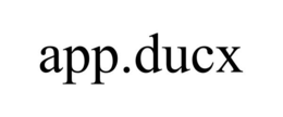 APP.DUCX trademark
