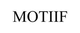 MOTIIF trademark