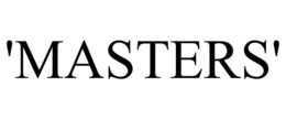 'MASTERS' trademark