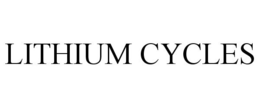 LITHIUM CYCLES trademark