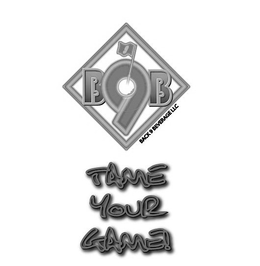 B9B BACK 9 BEVERAGE LLC TAME YOUR GAME! trademark
