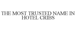 THE MOST TRUSTED NAME IN HOTEL CRIBS trademark