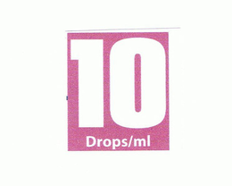 10 DROPS/ML trademark