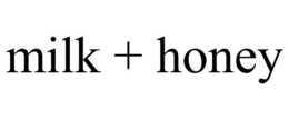 MILK + HONEY trademark