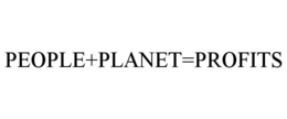 PEOPLE+PLANET=PROFITS trademark