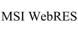 MSI WEBRES trademark