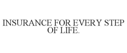 INSURANCE FOR EVERY STEP OF LIFE. trademark