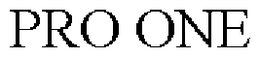 PRO ONE trademark