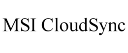 MSI CLOUDSYNC trademark