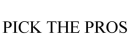 PICK THE PROS trademark