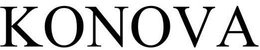 KONOVA trademark