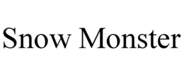 SNOW MONSTER trademark