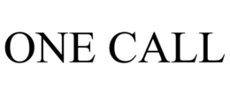 ONE CALL trademark
