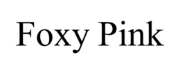 FOXY PINK trademark