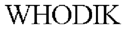 WHODIK trademark