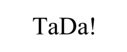 TADA! trademark