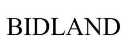 BIDLAND trademark