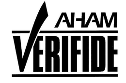 AHAM VERIFIDE trademark