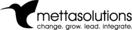 METTASOLUTIONS CHANGE. GROW. LEAD. INTEGRATE. trademark