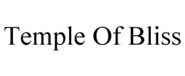 TEMPLE OF BLISS trademark