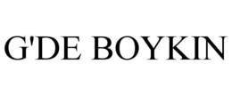 G'DE BOYKIN trademark