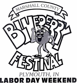 MARSHALL COUNTY BLUEBERRY FESTIVAL PLYMOUTH, IN LABOR DAY WEEKEND trademark