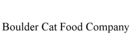 BOULDER CAT FOOD COMPANY trademark