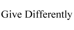 GIVE DIFFERENTLY trademark