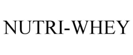 NUTRI-WHEY trademark