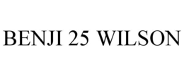 BENJI 25 WILSON trademark