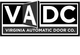 VADC VIRGINIA AUTOMATIC DOOR CO. trademark