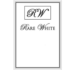 RW RARE WHITE trademark