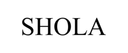 SHOLA trademark