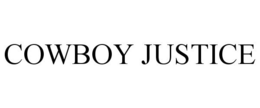 COWBOY JUSTICE trademark