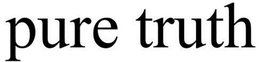 PURE TRUTH trademark