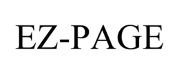 EZ-PAGE trademark