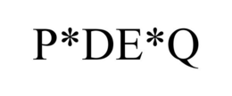 P*DE*Q trademark
