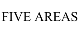 FIVE AREAS trademark